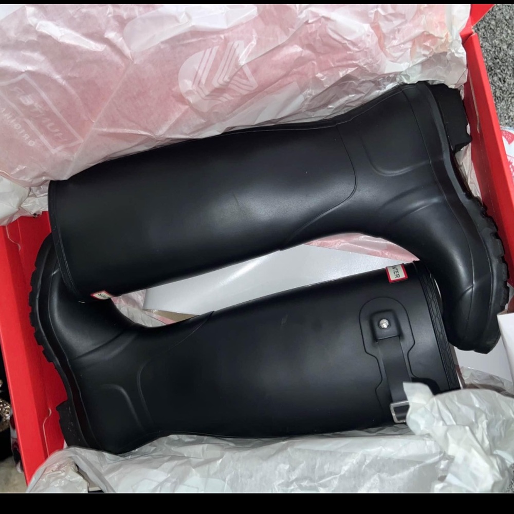 Hunter Black Women's Winter & Rain Boots